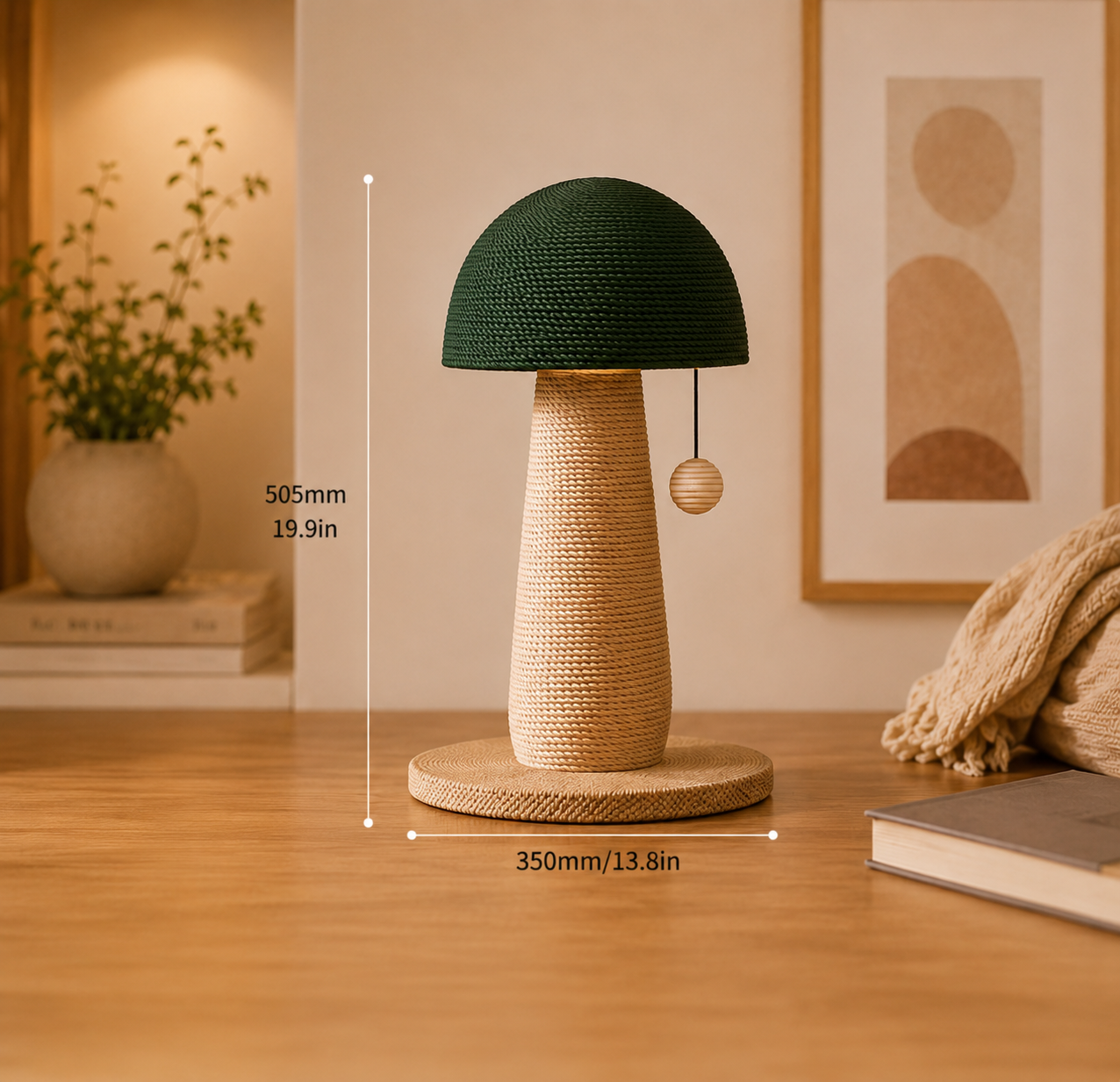 Mushroom Cat Scratching Post