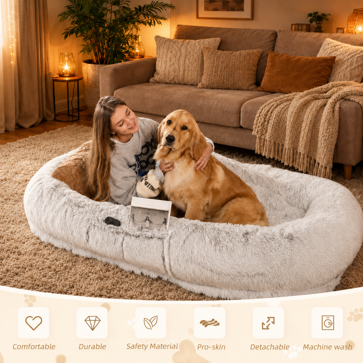 Human/Dog Bed
