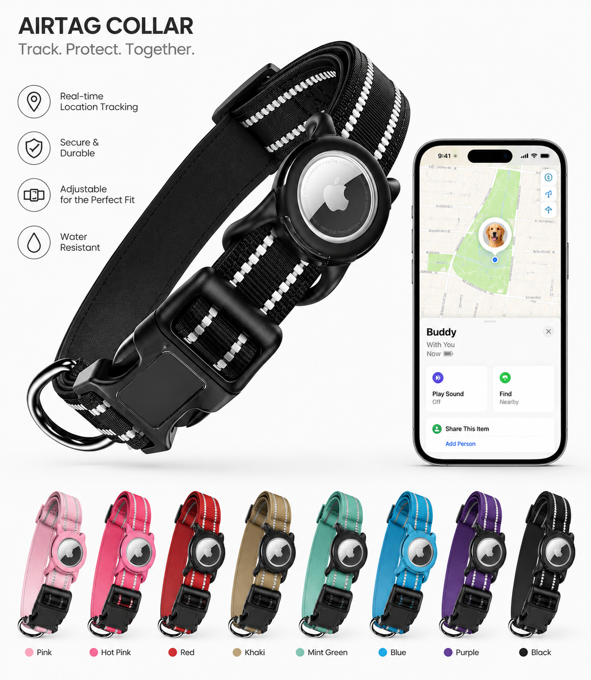 Dog Air Tag Collar