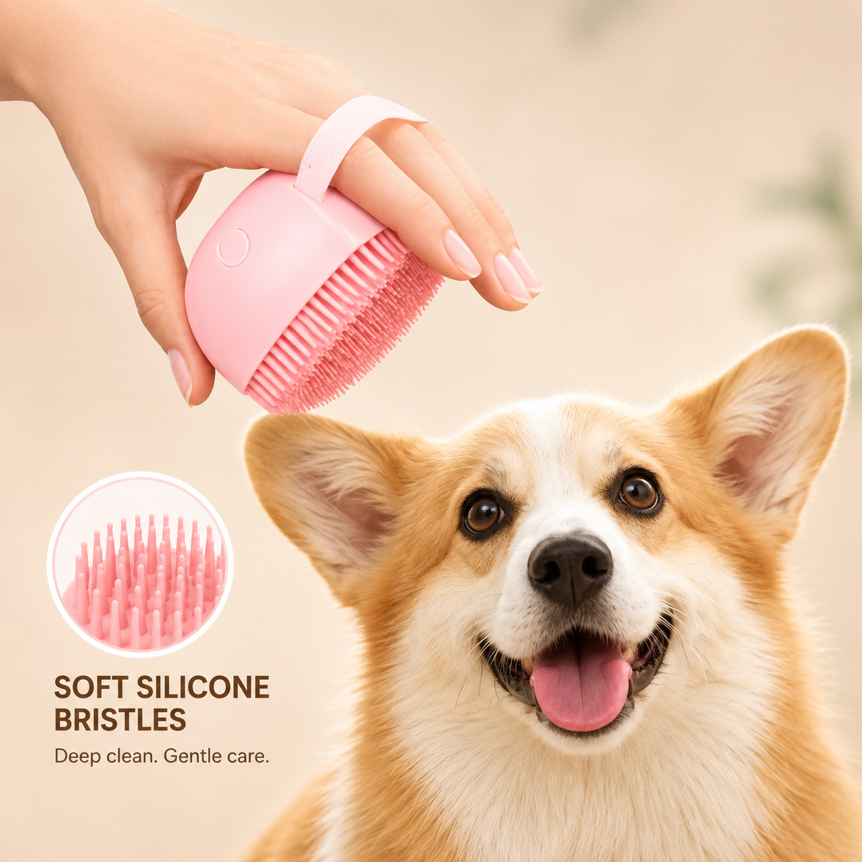 Dog Bath Brush