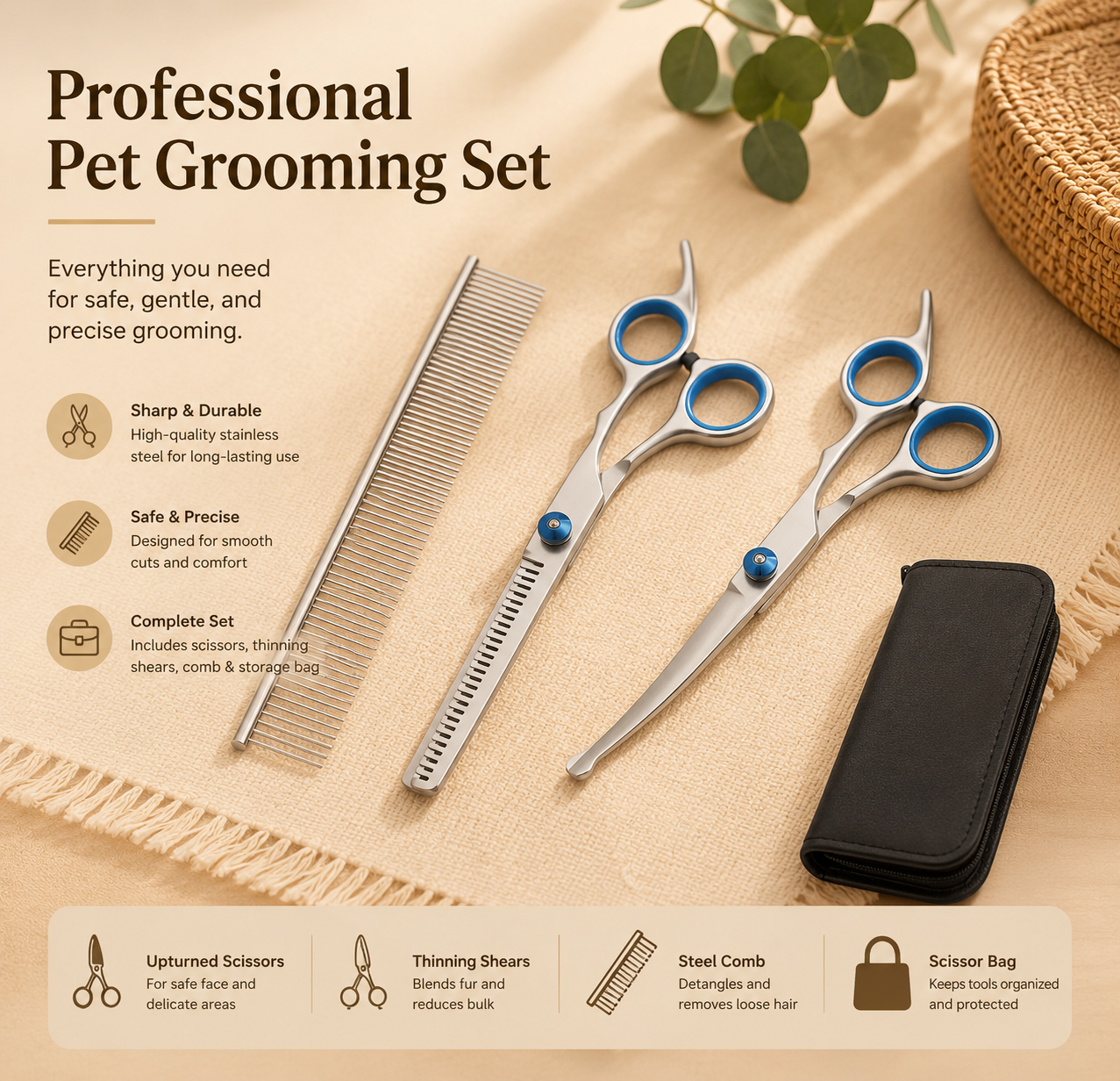Pet Grooming Kit