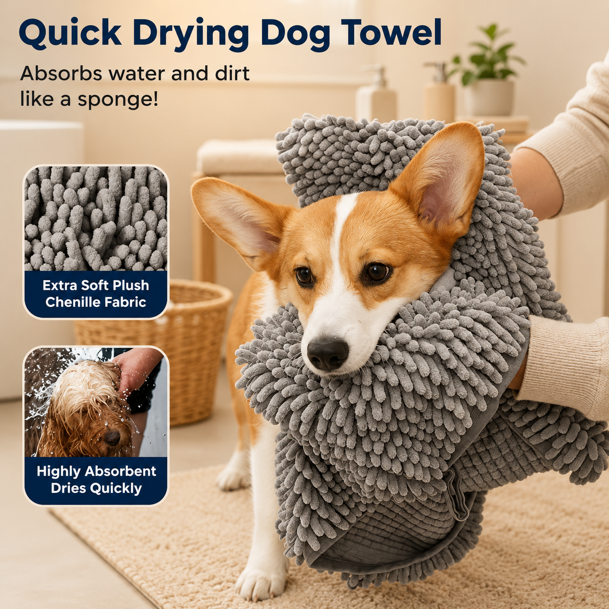Quick Dry Pet Towel