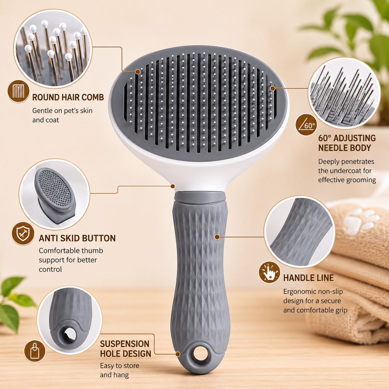 Dog Hair Removal Brush